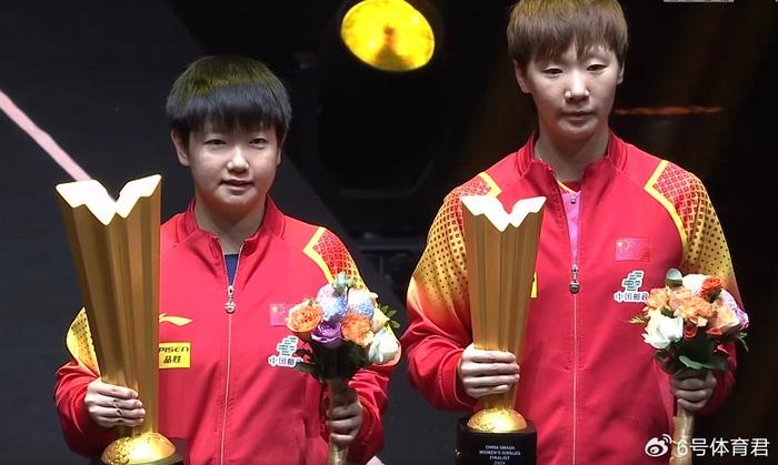 王曼昱退赛，压力最大的就是孙颖莎！陈幸同排第2，想陈梦了吗？-王曼昱与孙颖莎决赛直播