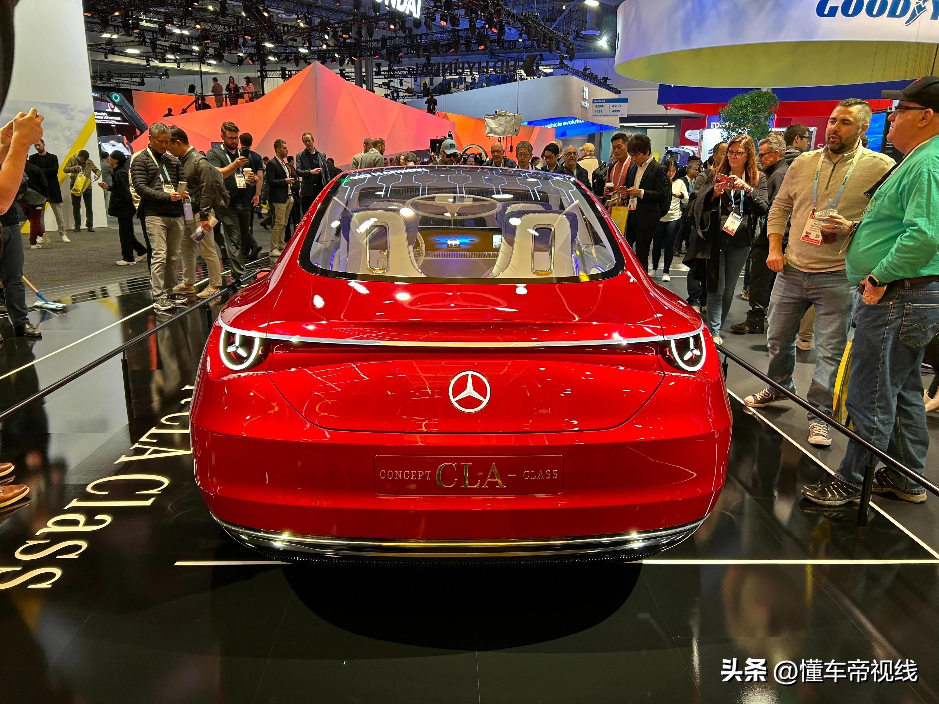 新车 | 800伏架构/或今年底发布，全新奔驰CLA纯电轿车预告图发布-奔驰cla概念车