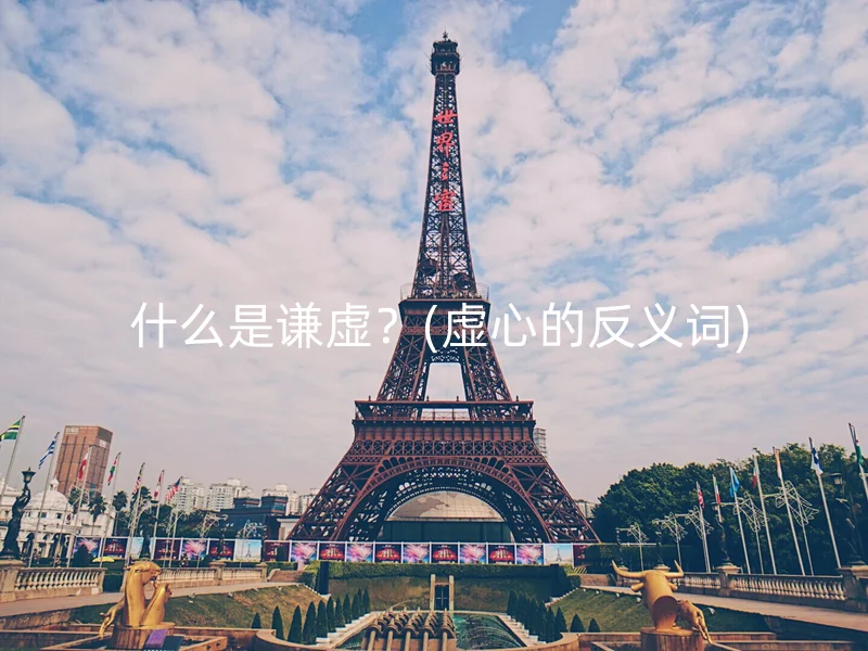  什么是谦虚？(虚心的反义词)