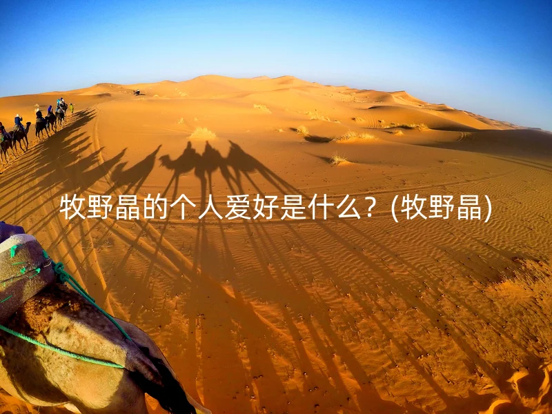 牧野晶的个人爱好是什么？(牧野晶)