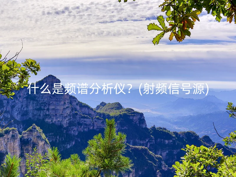 什么是频谱分析仪？(射频信号源)