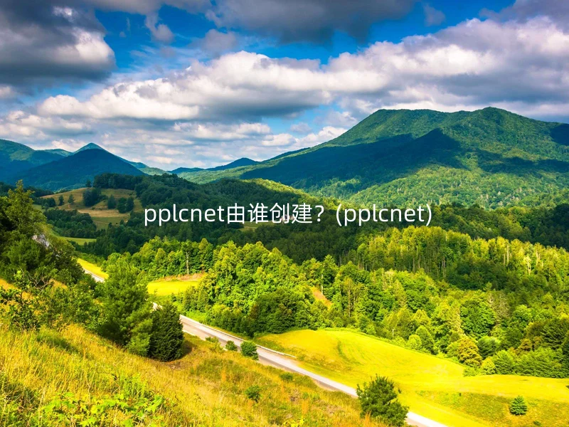  pplcnet由谁创建？(pplcnet)