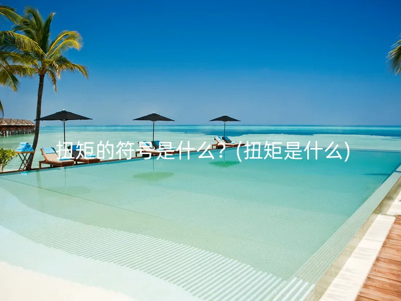  扭矩的符号是什么？(扭矩是什么)