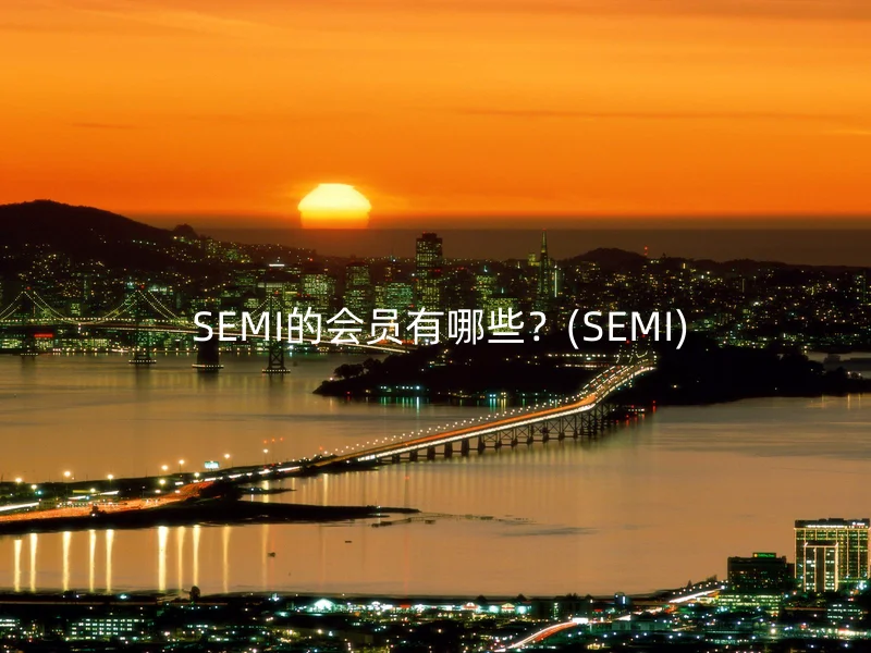  SEMI的会员有哪些？(SEMI)