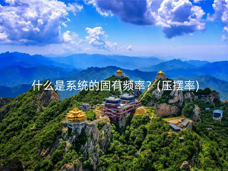  什么是系统的固有频率？(压摆率)