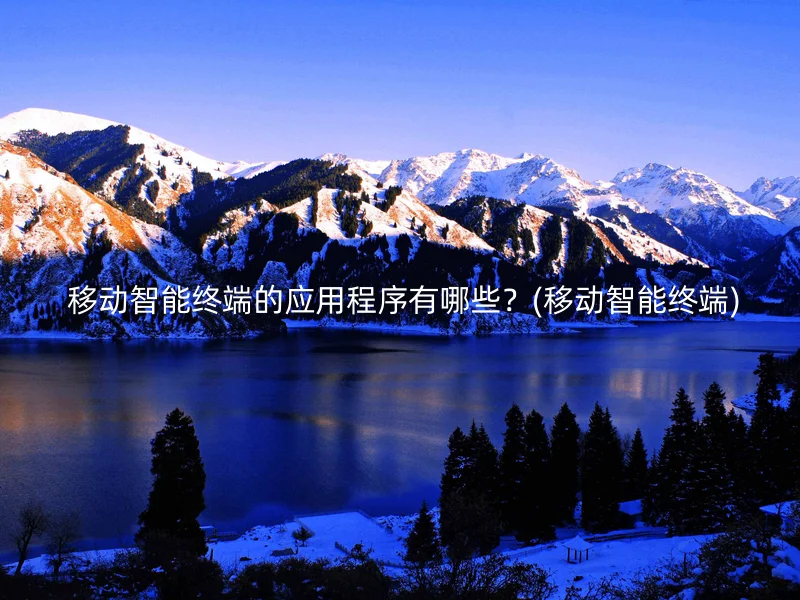  移动智能终端的应用程序有哪些？(移动智能终端)
