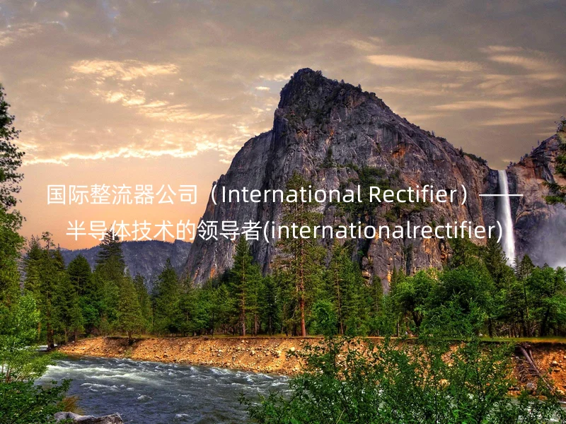 国际整流器公司（International Rectifier）——半导体技术的领导者(internationalrectifier)